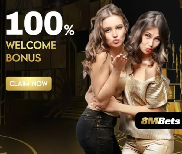 8mbets 100% bonus